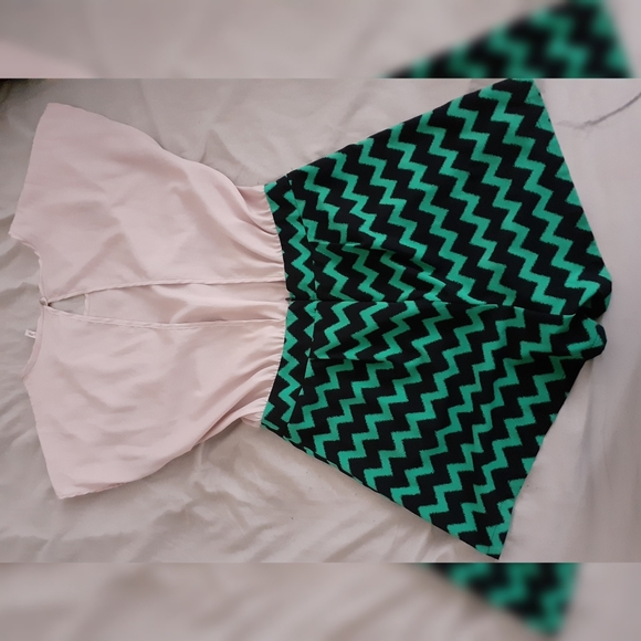 Multicolored open back rumper - Picture 2 of 2